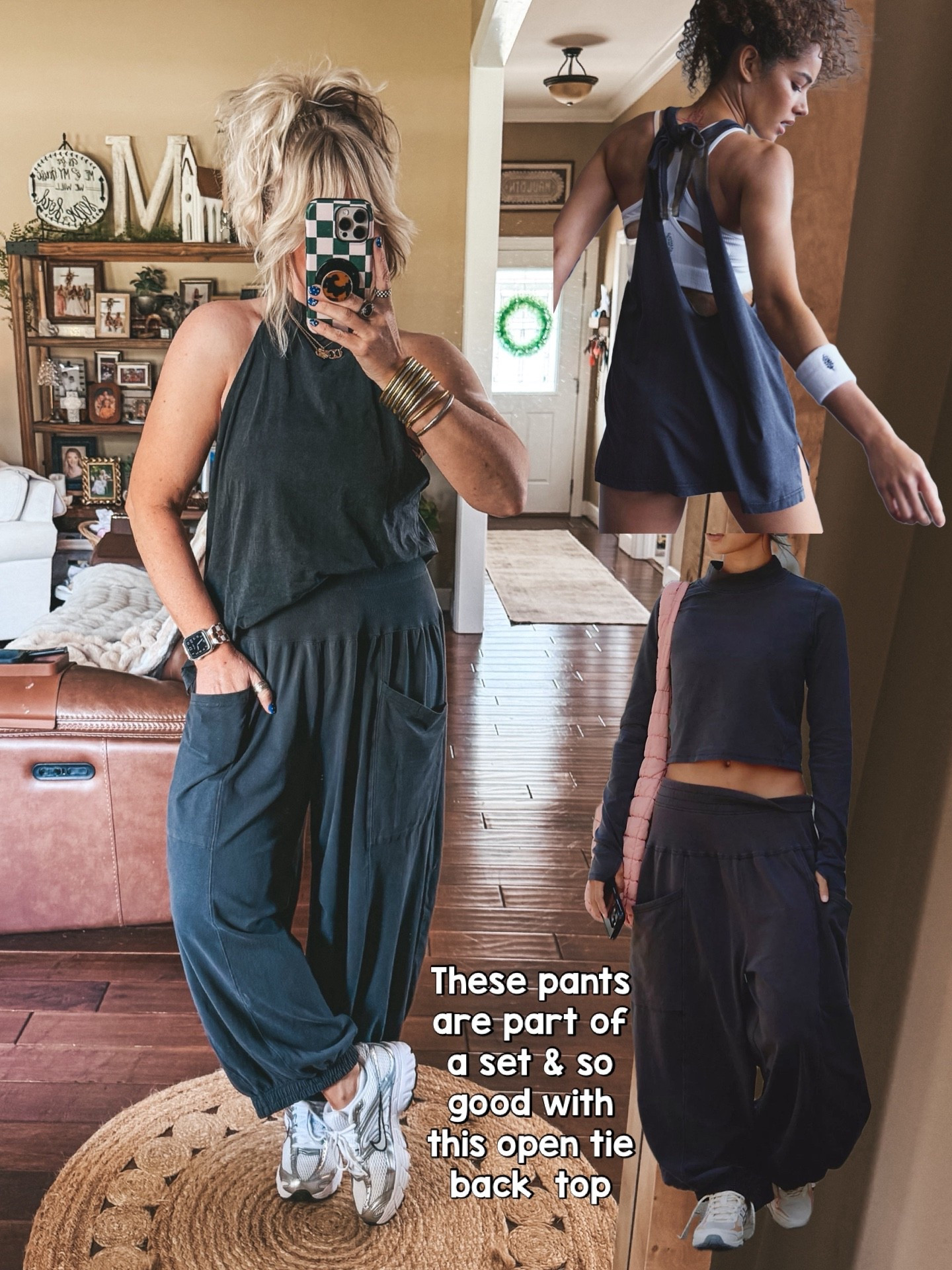 Here’s the top with the pants that are part of a set!